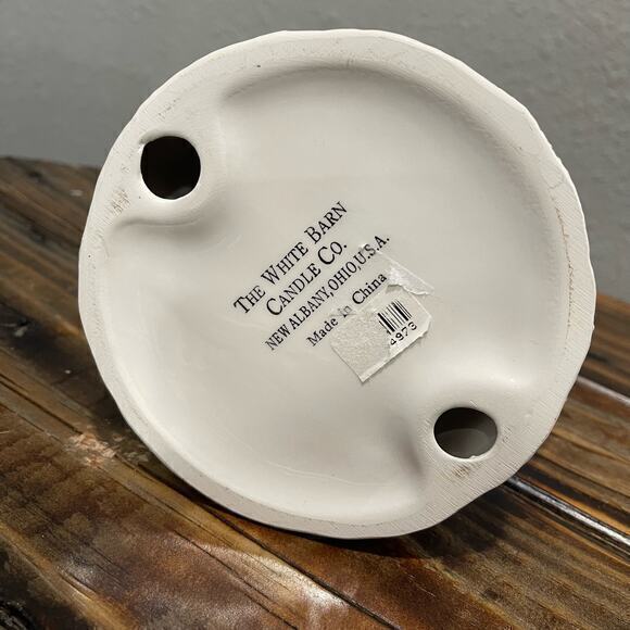 The‎ White Barn Candle Co. Tea Candle Santa 8" Tall Holiday Festive - Picture 3 of 3